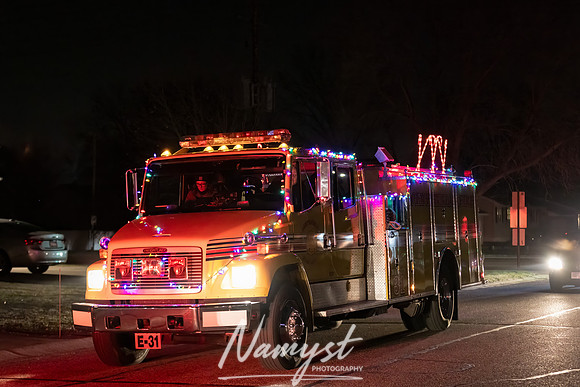 Centennial Fire Santa's Fire Engine Parade 4