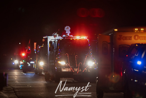 Centennial Fire Santa's Fire Engine Parade 40