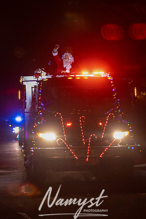 Centennial Fire Santa's Fire Engine Parade 43