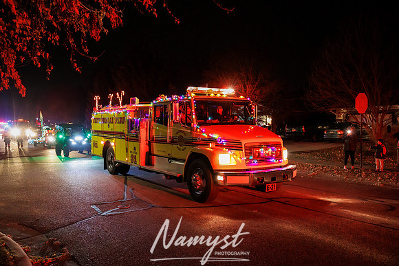 Centennial Fire Santa's Fire Engine Parade 8