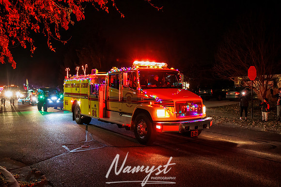 Centennial Fire Santa's Fire Engine Parade 9