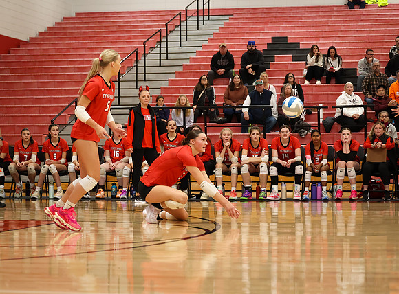 Centennial vs Anoka Girls Varsity Volleyball 154