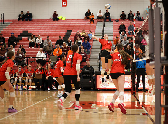 Centennial vs Anoka Girls Varsity Volleyball 312