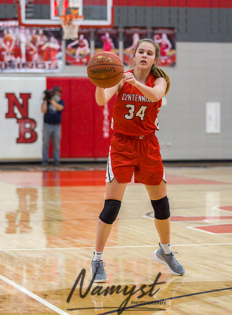Centennial vs Andover Girls Varsity Basketball 115