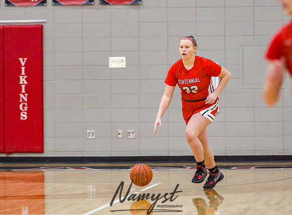 Centennial vs Andover Girls Varsity Basketball 170