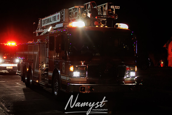 Centennial Fire Santa's Fire Engine Parade CP 3