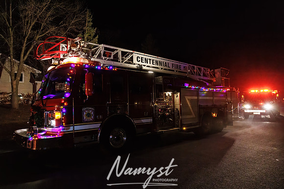 Centennial Fire Santa's Fire Engine Parade CP 14