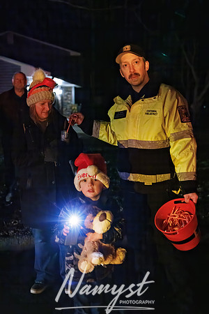 Centennial Fire Santa's Fire Engine Parade CP 17