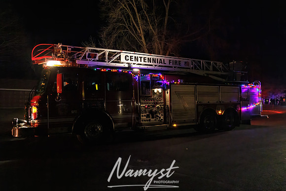 Centennial Fire Santa's Fire Engine Parade CP 19