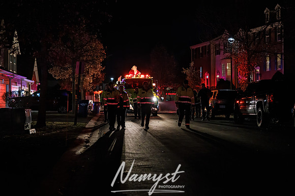 Centennial Fire Santa's Fire Engine Parade CP 22