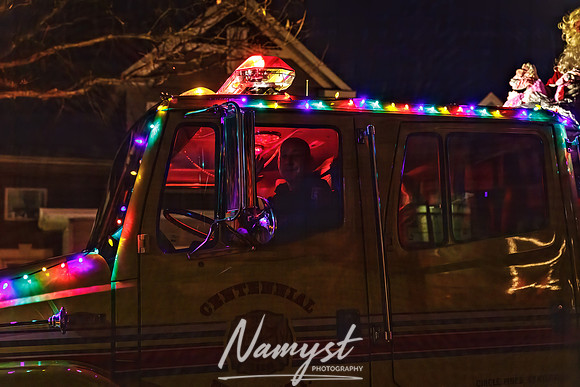 Centennial Fire Santa's Fire Engine Parade CP 27