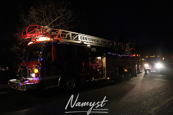 Centennial Fire Santa's Fire Engine Parade CP 29