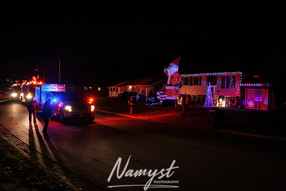 Centennial Fire Santa's Fire Engine Parade CP 37