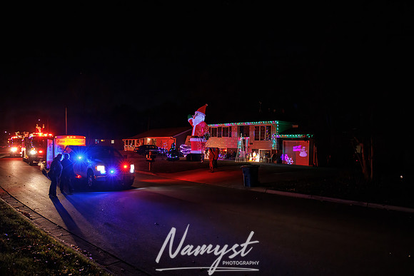 Centennial Fire Santa's Fire Engine Parade CP 38
