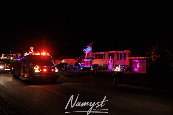 Centennial Fire Santa's Fire Engine Parade CP 42