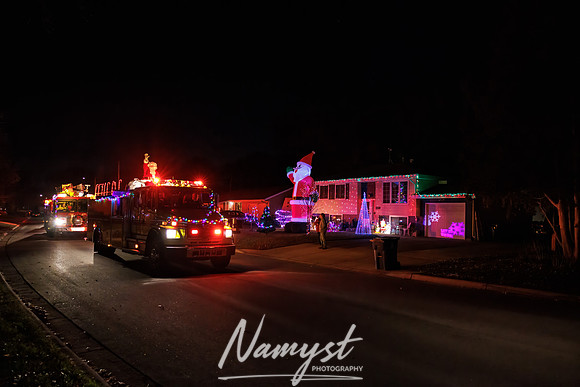 Centennial Fire Santa's Fire Engine Parade CP 43