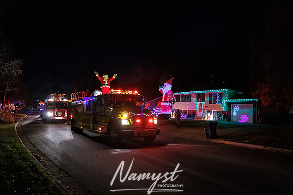 Centennial Fire Santa's Fire Engine Parade CP 44