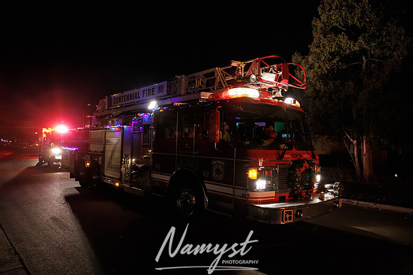 Centennial Fire Santa's Fire Engine Parade CP 48