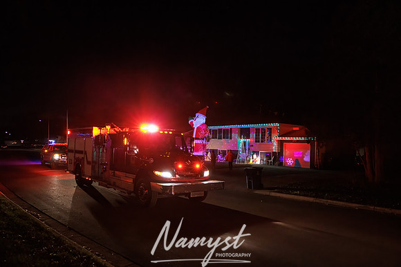 Centennial Fire Santa's Fire Engine Parade CP 50