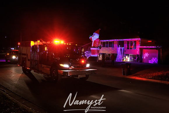 Centennial Fire Santa's Fire Engine Parade CP 49