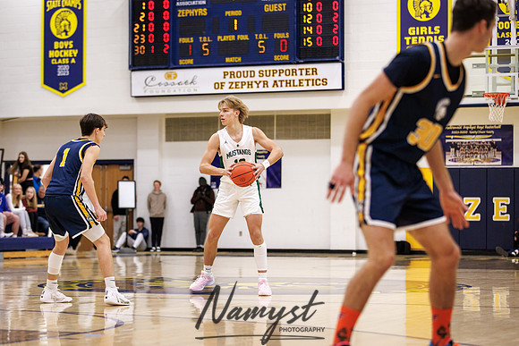 Mahtomedi vs Mounds View Boys Varsity Basketball 7