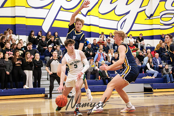 Mahtomedi vs Mounds View Boys Varsity Basketball 12