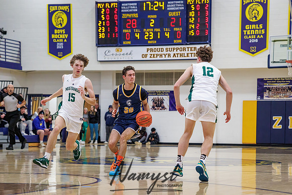 Mahtomedi vs Mounds View Boys Varsity Basketball 52