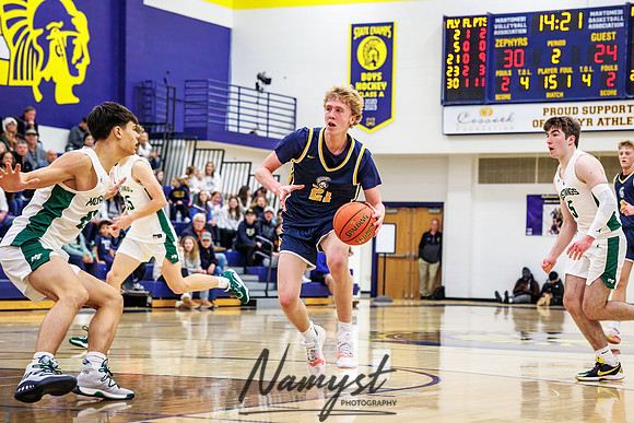 Mahtomedi vs Mounds View Boys Varsity Basketball 61