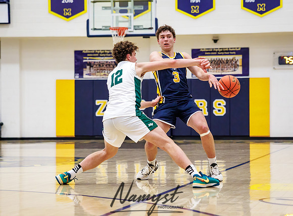 Mahtomedi vs Mounds View Boys Varsity Basketball 91