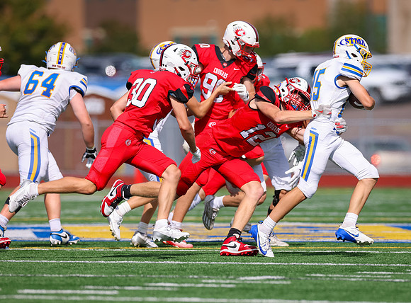 Centennial vs STMA JV Football 327