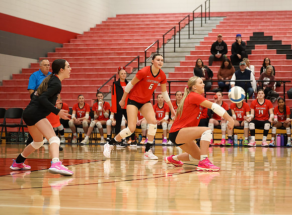 Centennial vs Anoka Girls Varsity Volleyball 67