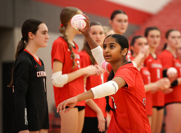 Centennial vs Anoka Girls Varsity Volleyball 40