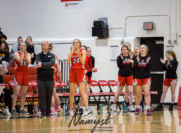 Centennial vs Anoka Girls Varsity Basketball 094