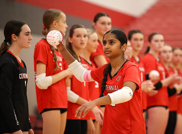 Centennial vs Anoka Girls Varsity Volleyball 38