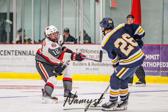 Centennial vs Wayzata Varsity Hockey 89