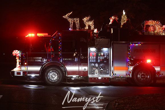 Lexington Fire - Santa Claus Around Town 10