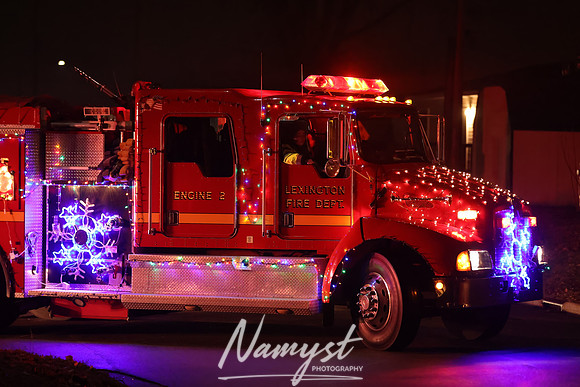 Lexington Fire - Santa Claus Around Town 16