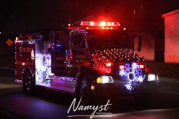 Lexington Fire - Santa Claus Around Town 18