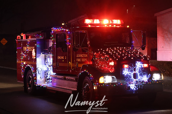 Lexington Fire - Santa Claus Around Town 19