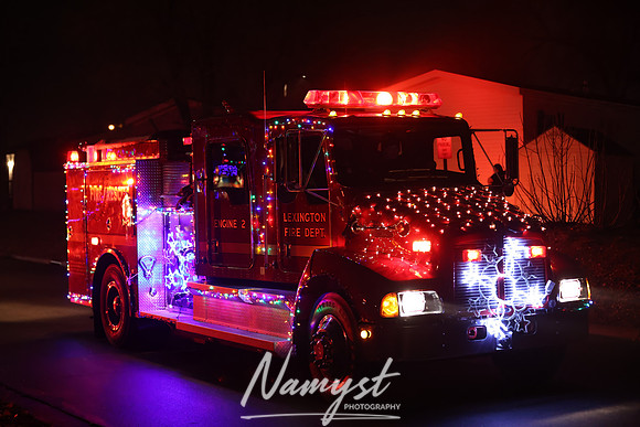Lexington Fire - Santa Claus Around Town 20