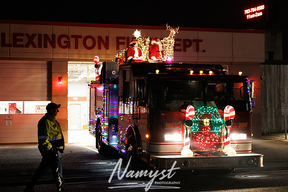 Lexington Fire - Santa Claus Around Town 54