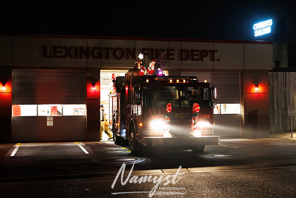 Lexington Fire - Santa Claus Around Town 55