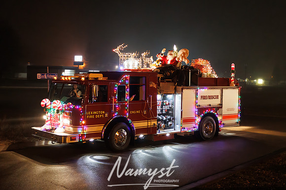 Lexington Fire - Santa Claus Around Town 71