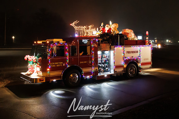 Lexington Fire - Santa Claus Around Town 73