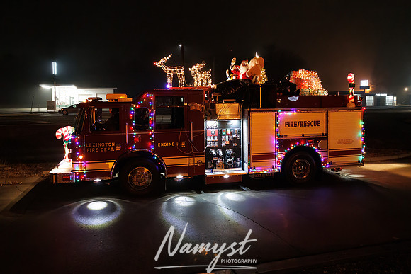 Lexington Fire - Santa Claus Around Town 76