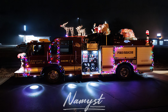 Lexington Fire - Santa Claus Around Town 77