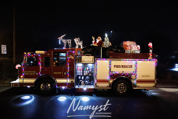 Lexington Fire - Santa Claus Around Town 79