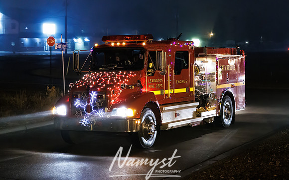 Lexington Fire - Santa Claus Around Town 83