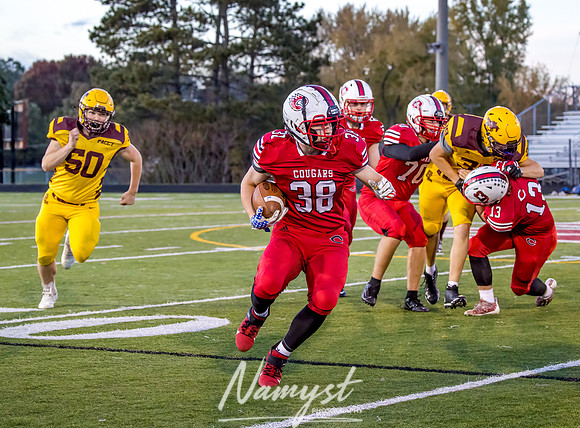 Centennial vs Forest Lake JV Varsity Football Game 043