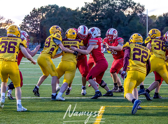 Centennial vs Forest Lake JV Varsity Football Game 052